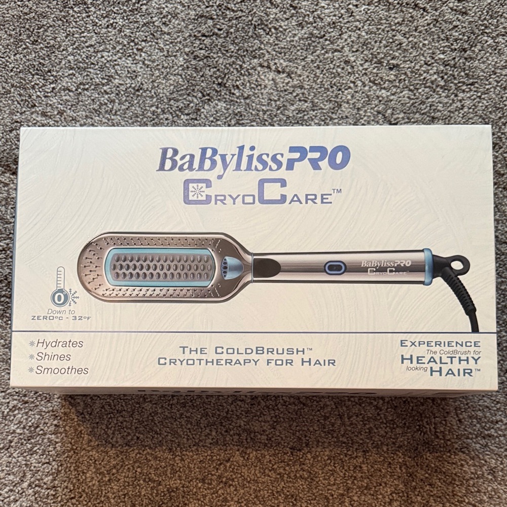 BaBylissPRO CryoCare Hair Tool in Cream and Blue